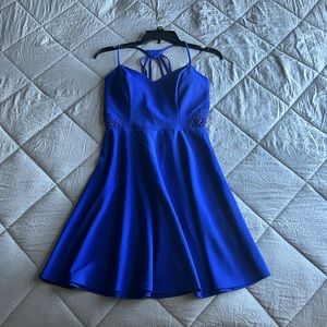 Royal blue formal dress